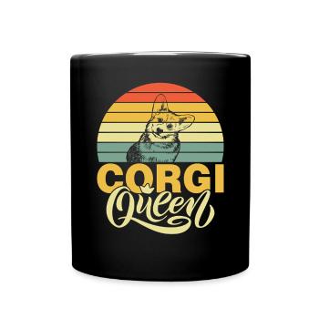 Cadeaux de corgi pour les amateurs de corgi - Mug uni - noir - Devant