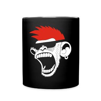 Monkeying - Full Colour Mug - black - Front