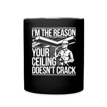 Structural Engineer Job Structural Engineering - Full Colour Mug - black - Front