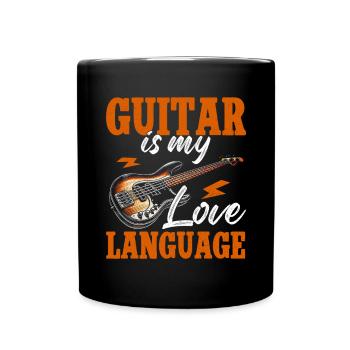 Bassiste, Guitariste, Guitare électrique - Mug uni - noir - Devant