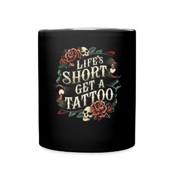Tattoo Studio Tattoo Artist Tattoo Ideen - Tasse einfarbig - Schwarz - Vorne