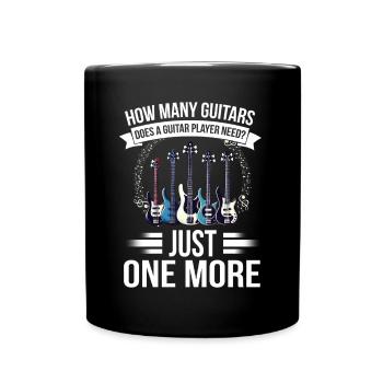 Bassiste, Guitariste, Guitare électrique - Mug uni - noir - Devant