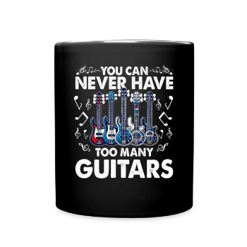Bassiste, Guitariste, Guitare électrique - Mug uni - noir - Devant