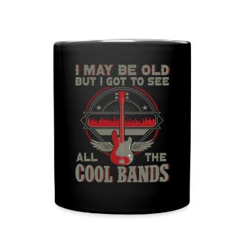 Bassiste, Guitariste, Guitare électrique - Mug uni - noir - Devant