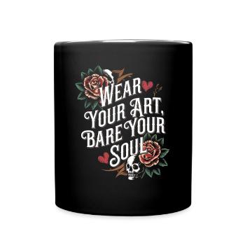 Tattoo Studio Tattoo Artist Tattoo Ideen - Tasse einfarbig - Schwarz - Vorne