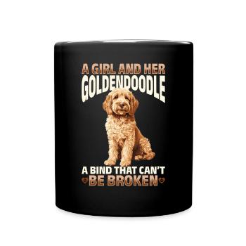 Goldendoodle Dog Owner - Tasse einfarbig - Schwarz - Vorne