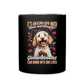 Goldendoodle Dog Owner - Tasse einfarbig - Schwarz - Vorne