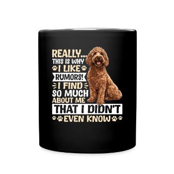 Goldendoodle Dog Owner - Tasse einfarbig - Schwarz - Vorne