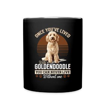 Goldendoodle Dog Owner - Tasse einfarbig - Schwarz - Vorne