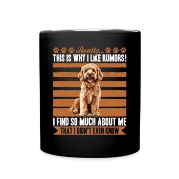 Goldendoodle Dog Owner - Tasse einfarbig - Schwarz - Vorne