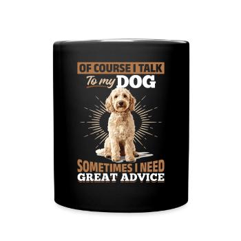 Goldendoodle Dog Owner - Tasse einfarbig - Schwarz - Vorne