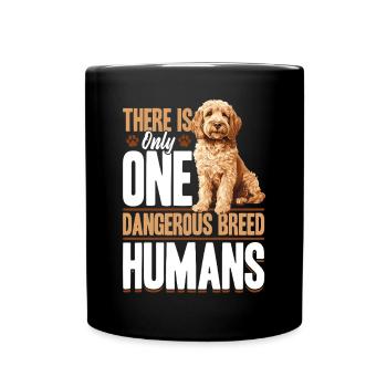 Goldendoodle Dog Owner - Tasse einfarbig - Schwarz - Vorne