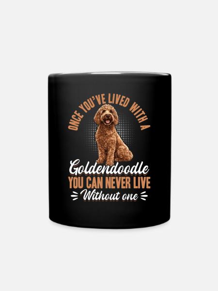 Goldendoodle Dog Owner - Tasse einfarbig - Schwarz