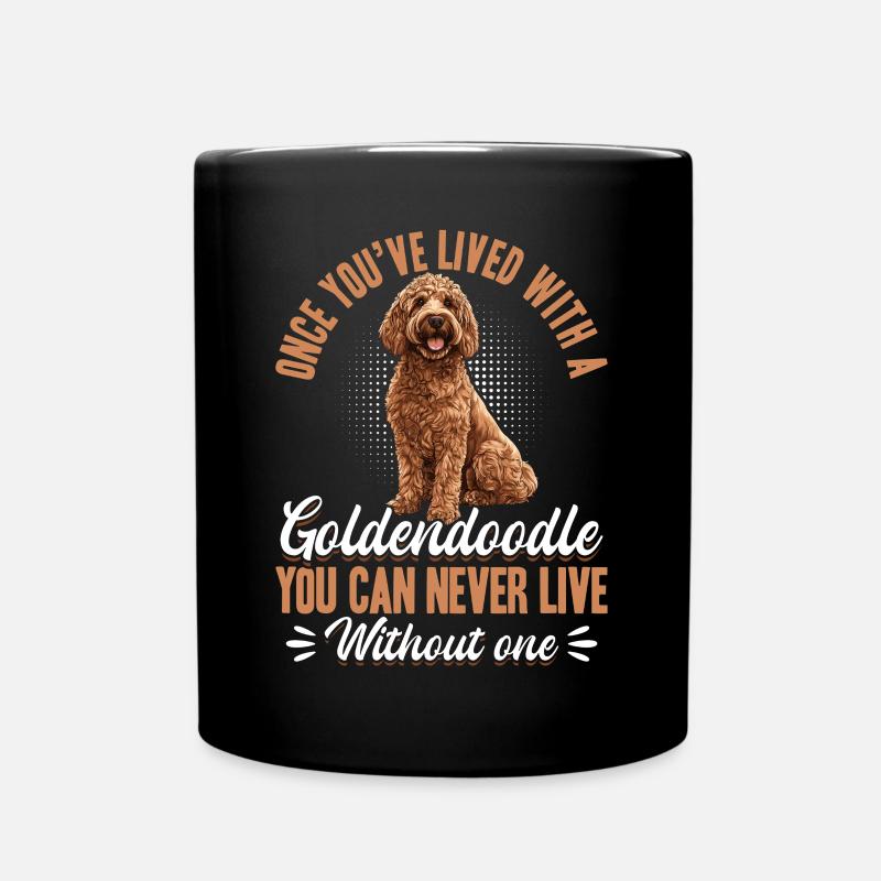 Goldendoodle Dog Owner - Tasse einfarbig - Schwarz
