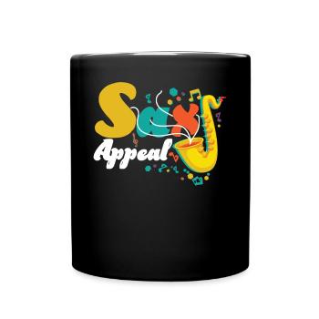 Saxophones Pun Sax Appeal - Mug uni - noir - Devant