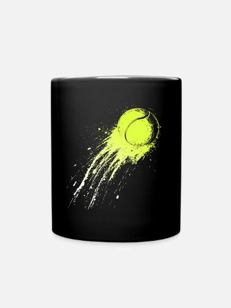 Balle de tennis Cadeau de tennis Joueur de tennis - Mug uni - noir