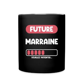 Zukunft Patin Geschenk Patin Geschenk Patin Geschenk Patin - Tasse einfarbig - Schwarz - Vorne