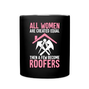 A few become roofers - Full Colour Mug - black - Front