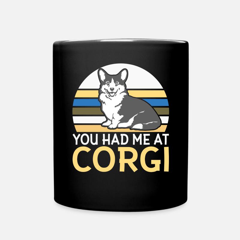 Cadeaux de corgi pour les amateurs de corgi - Mug uni - noir