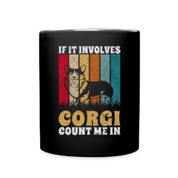 Cadeaux de corgi pour les amateurs de corgi - Mug uni - noir - Devant