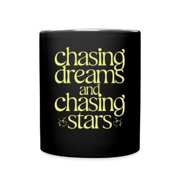 Sagittarius Zodiac Signs: Chasing Dreams and Stars - Full Colour Mug - black - Front