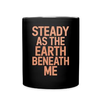 Taurus character zodiac sign stable as the earth - Full Colour Mug - black - Front