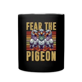 Pigeon Lovers Pigeons Bird Lovers - Full Colour Mug - black - Front