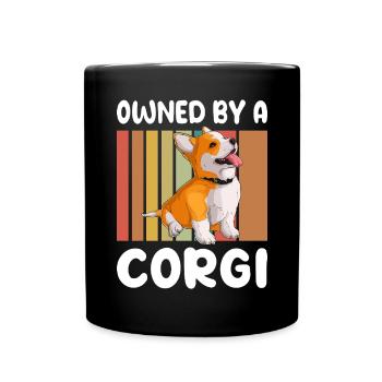 Cadeaux de corgi pour les amateurs de corgi - Mug uni - noir - Devant
