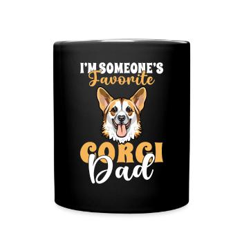 Corgi Gifts for Corgi Lovers - Full Colour Mug - black - Front