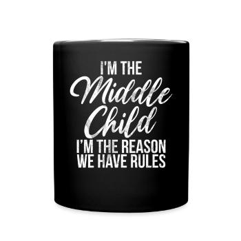 Sister Brother Matching Siblings Twins - Full Colour Mug - black - Front