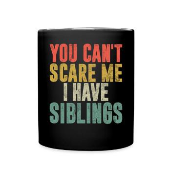 Sister Brother Matching Siblings Twins - Full Colour Mug - black - Front