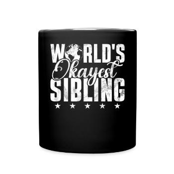 Sister Brother Matching Siblings Twins - Full Colour Mug - black - Front