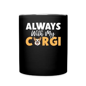 Cadeaux de corgi pour les amateurs de corgi - Mug uni - noir - Devant