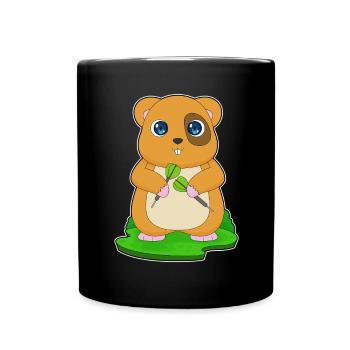 Hamster Dart Dartpfeil - Full Colour Mug - black - Front