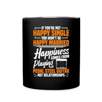 Country Music steelin Pedal Steel Guitariste - Mug uni - noir - Devant