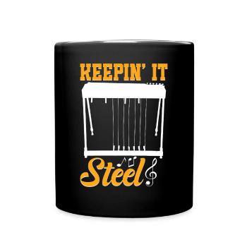 Country Music steelin Pedal Steel Guitariste - Mug uni - noir - Devant