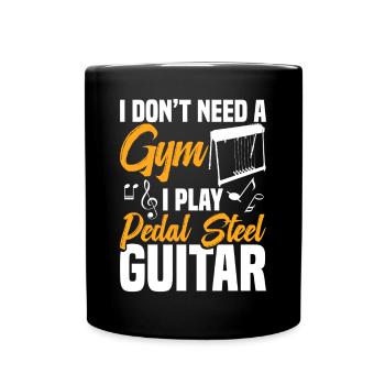 Country Music steelin Pedal Steel Guitariste - Mug uni - noir - Devant