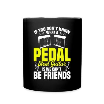 Country Music steelin Pedal Steel Guitariste - Mug uni - noir - Devant