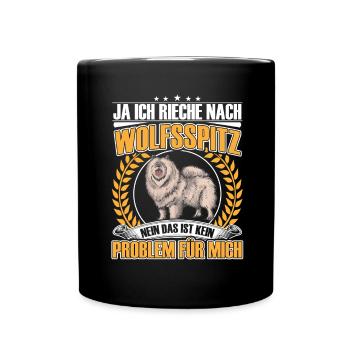 Wolfspitz : , je sens comme Keeshond - Mug uni - noir - Devant