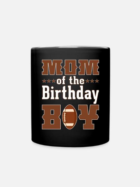 American Football Geburtstagsfeier - Tasse einfarbig - Schwarz