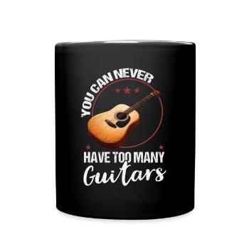 Gitarrist Gitarrist Musiker Gitarrenmusik - Tasse einfarbig - Schwarz - Vorne