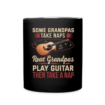 Gitarrist Gitarrist Musiker Gitarrenmusik - Tasse einfarbig - Schwarz - Vorne
