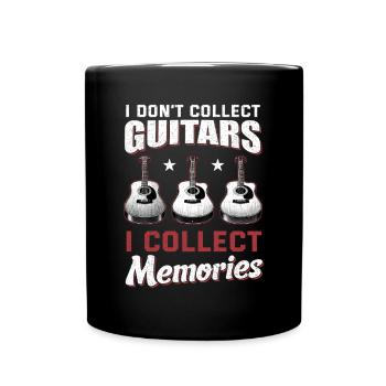 Gitarrist Gitarrist Musiker Gitarrenmusik - Tasse einfarbig - Schwarz - Vorne
