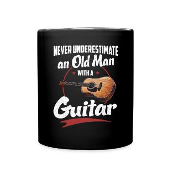 Gitarrist Gitarrist Musiker Gitarrenmusik - Tasse einfarbig - Schwarz - Vorne