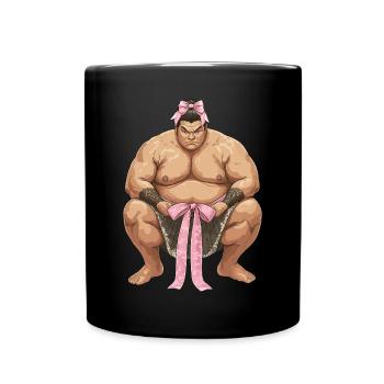 Echec Coquette Lutte Sumo Lutteur Japonais Sumo - Mug uni - noir - Devant