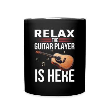 Gitarrist Gitarrist Musiker Gitarrenmusik - Tasse einfarbig - Schwarz - Vorne