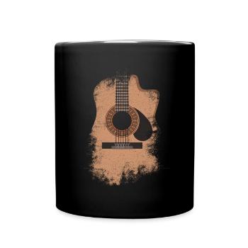 Gitarrist Gitarrist Musiker Gitarrenmusik - Tasse einfarbig - Schwarz - Vorne