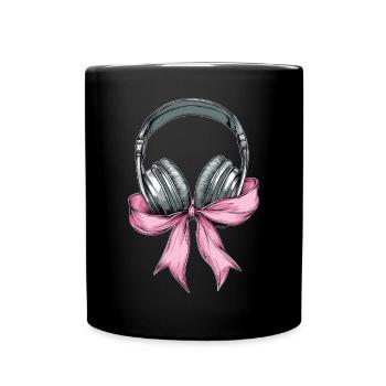 Coquette Bow Ingénieur du son Ingénieur du son - Mug uni - noir - Devant
