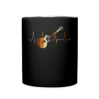 Gitarrist Gitarrist Musiker Gitarrenmusik - Tasse einfarbig - Schwarz - Vorne