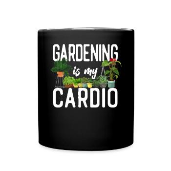 Plant Lover Gardening Gardening Is - Full Colour Mug - black - Front